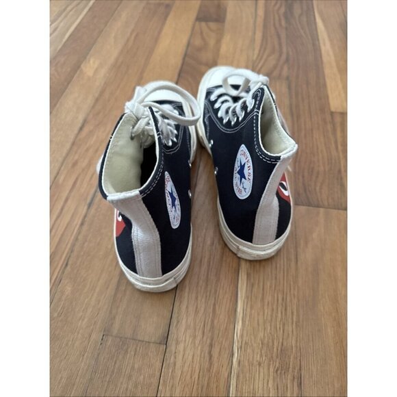 Converse x Comme des Garcons Play Chuck 70 Hi Sneakers 5.5 Men's 7.5 Women's - Picture 8 of 10